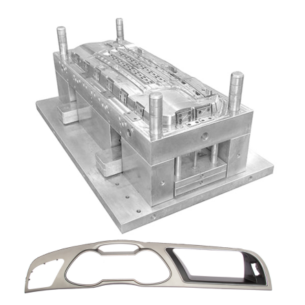 久泰JMJT模具制造的汽車門板塑料件模具